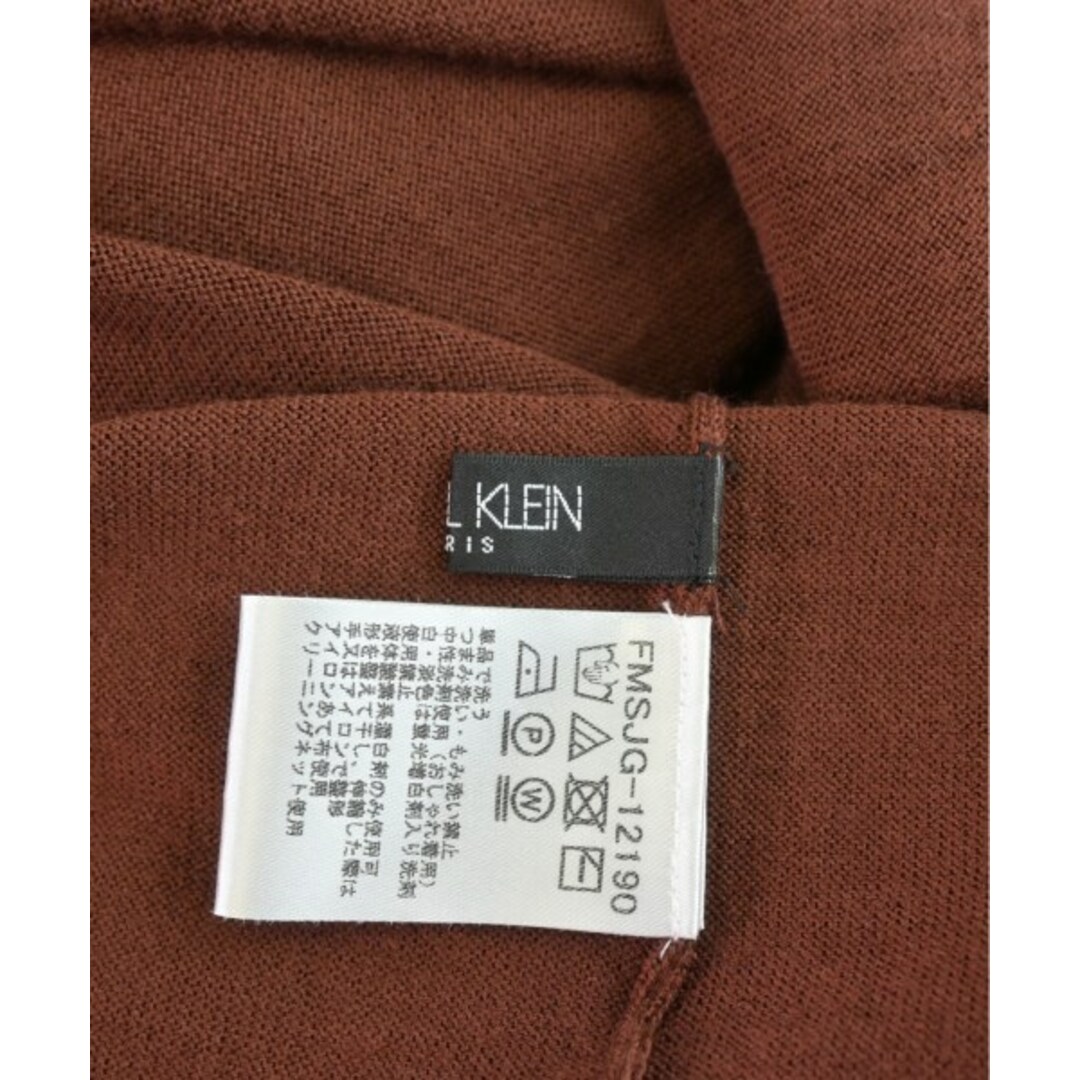 MICHEL KLEIN(ミッシェルクラン)のMICHEL KLEIN ミッシェルクラン カーディガン 38(M位) 茶 【古着】【中古】 レディースのトップス(カーディガン)の商品写真