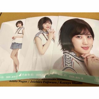 ノギザカフォーティーシックス(乃木坂46)の乃木坂46 生写真　コンプ　山下美月　デニムミニ　ヨリ　チュウ　ヒキ(アイドルグッズ)