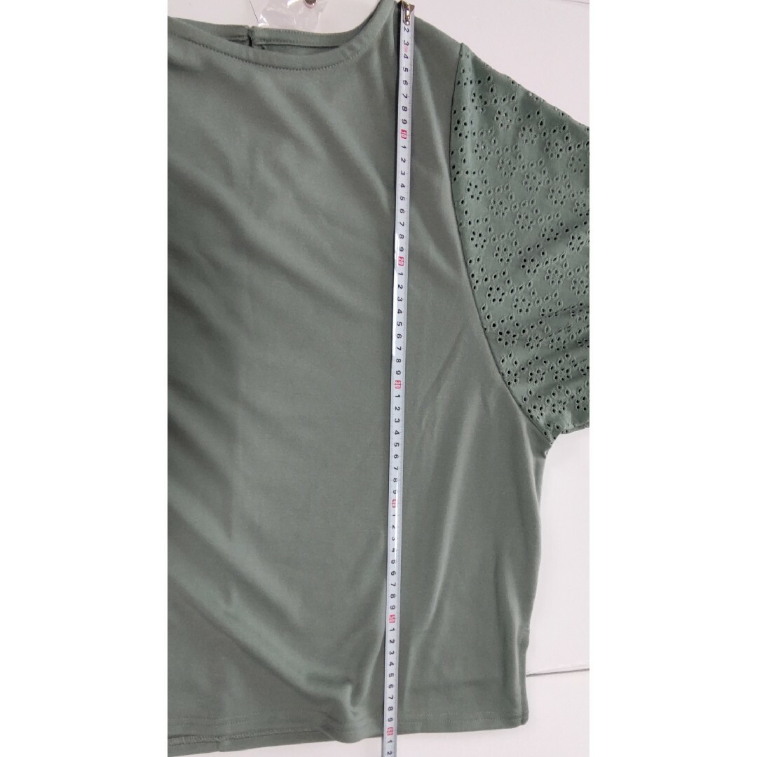 GeeRA(ジーラ)のGeeRA ボリューム袖カットソー レディースのトップス(カットソー(半袖/袖なし))の商品写真
