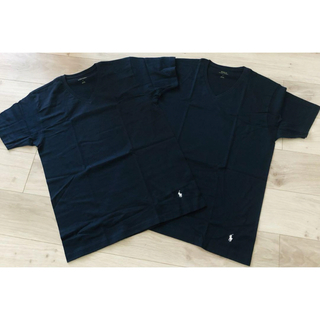 ラルフローレン(Ralph Lauren)のラルフローレン   半袖シャツ2枚セット 新品　ネイビー (Tシャツ/カットソー(半袖/袖なし))