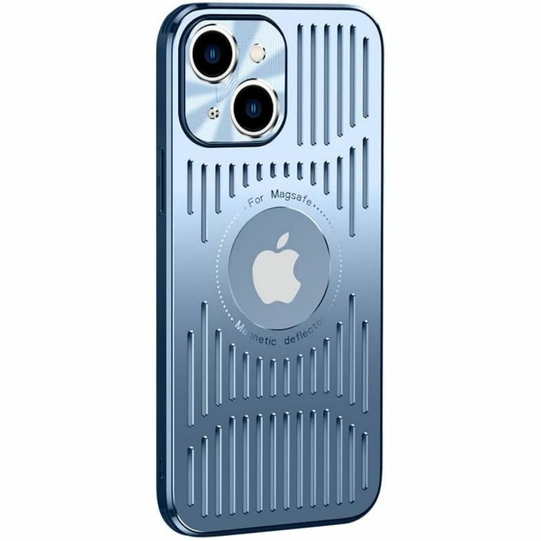 【色:ブルー】いphone15 Pro Max ケース Magsafe充電対応  スマホ/家電/カメラのスマホアクセサリー(その他)の商品写真