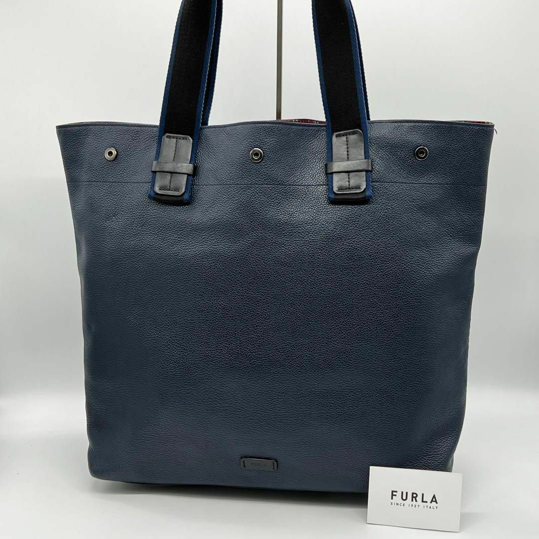 Furla(フルラ)の✨美品✨FURLA ユリッセ トートバッグ ビジネスバッグ リバーシブル メンズのバッグ(トートバッグ)の商品写真