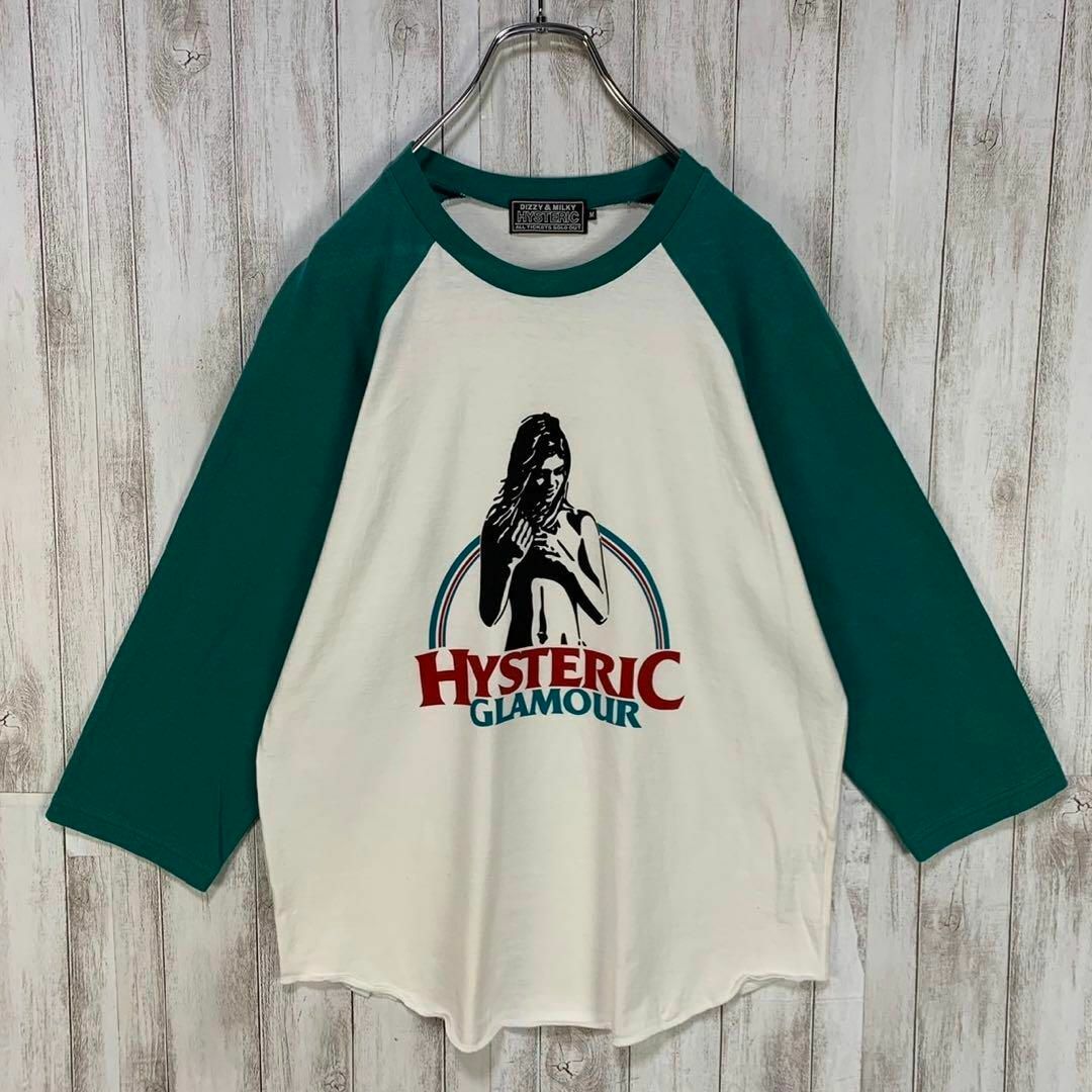 HYSTERIC GLAMOUR(ヒステリックグラマー)の【コムドットやまと着用】ヒステリックグラマー ヒスガール 七分袖 希少 Tシャツ メンズのトップス(Tシャツ/カットソー(七分/長袖))の商品写真