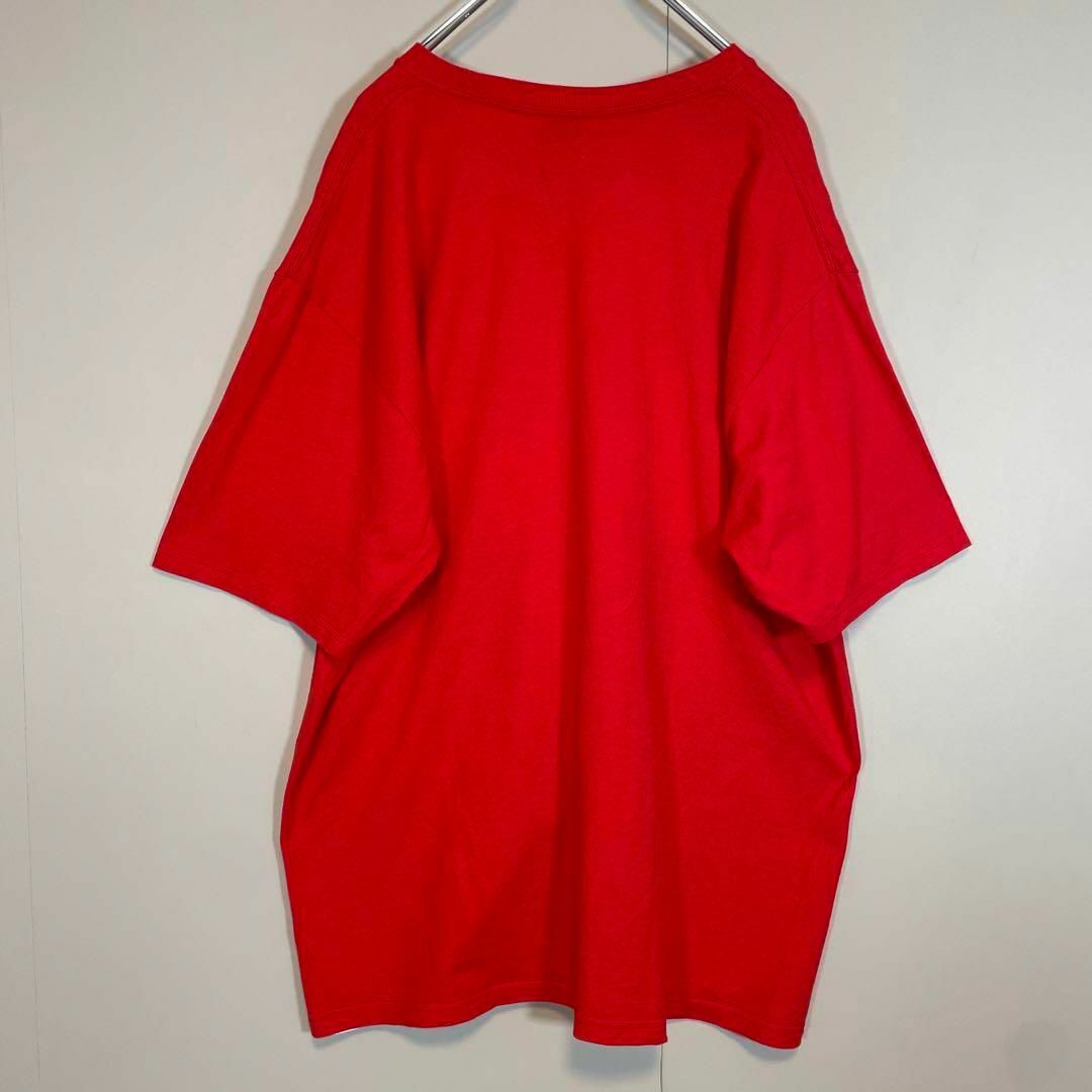 STUSSY(ステューシー)の【オーバーサイズ、メキシコ製】stussyプリントTシャツ古着ストリート赤XL メンズのトップス(Tシャツ/カットソー(半袖/袖なし))の商品写真