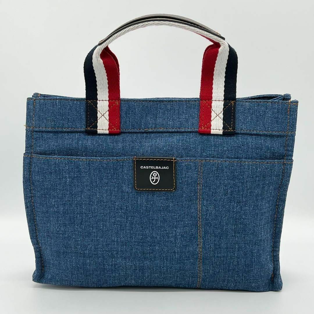 CASTELBAJAC(カステルバジャック)の✨極美品✨CASTELBAJAC リッツ トートバッグ デニム デカロゴ メンズのバッグ(トートバッグ)の商品写真