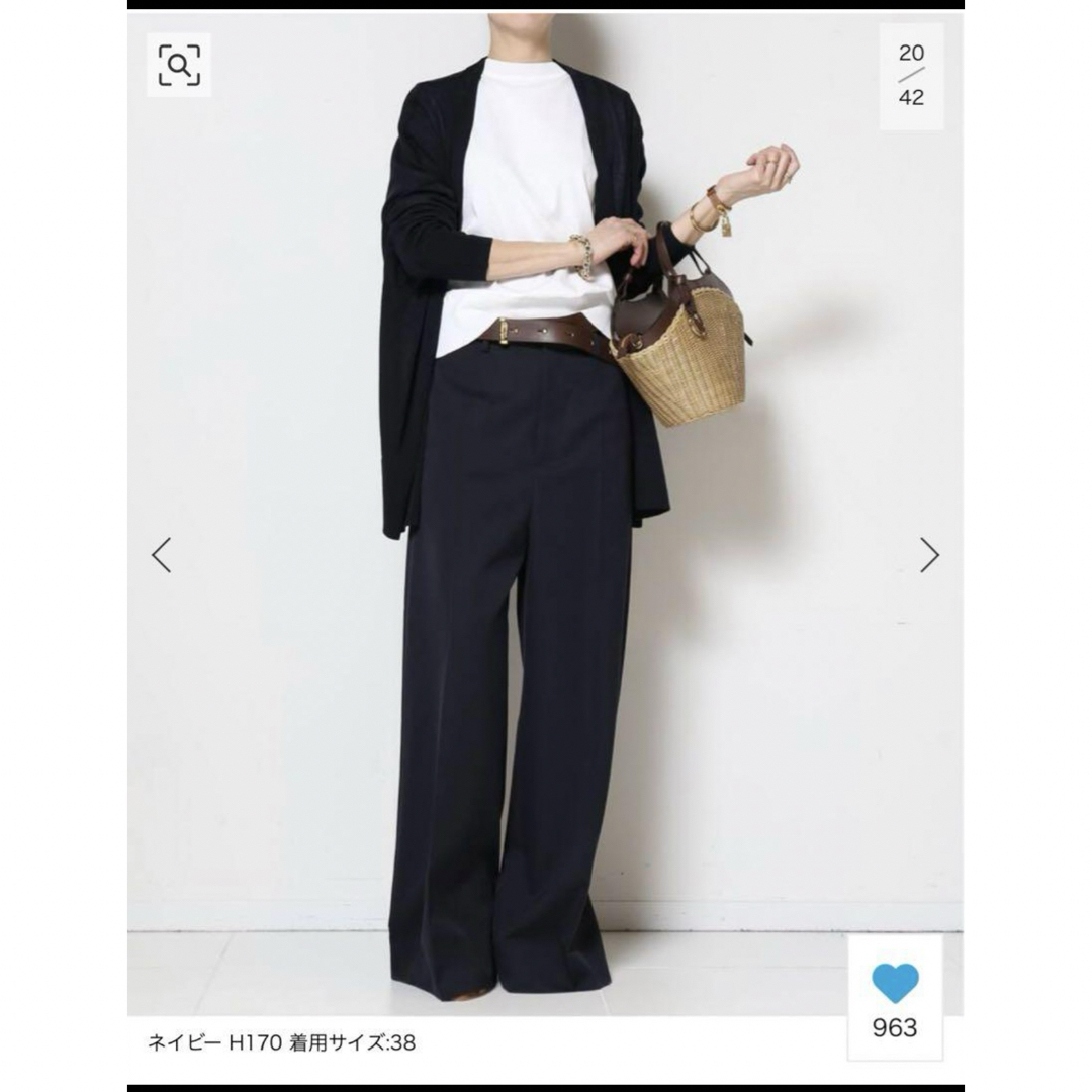 DEUXIEME CLASSE(ドゥーズィエムクラス)の今季　Deuxieme Classe GABARDINE WIDE パンツ レディースのパンツ(その他)の商品写真