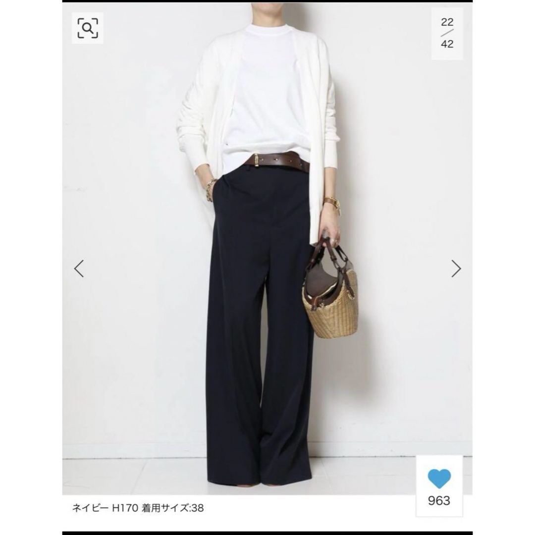 DEUXIEME CLASSE(ドゥーズィエムクラス)の今季　Deuxieme Classe GABARDINE WIDE パンツ レディースのパンツ(その他)の商品写真