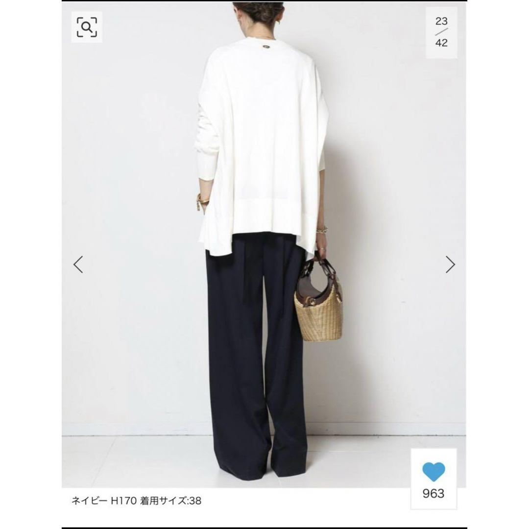 DEUXIEME CLASSE(ドゥーズィエムクラス)の今季　Deuxieme Classe GABARDINE WIDE パンツ レディースのパンツ(その他)の商品写真