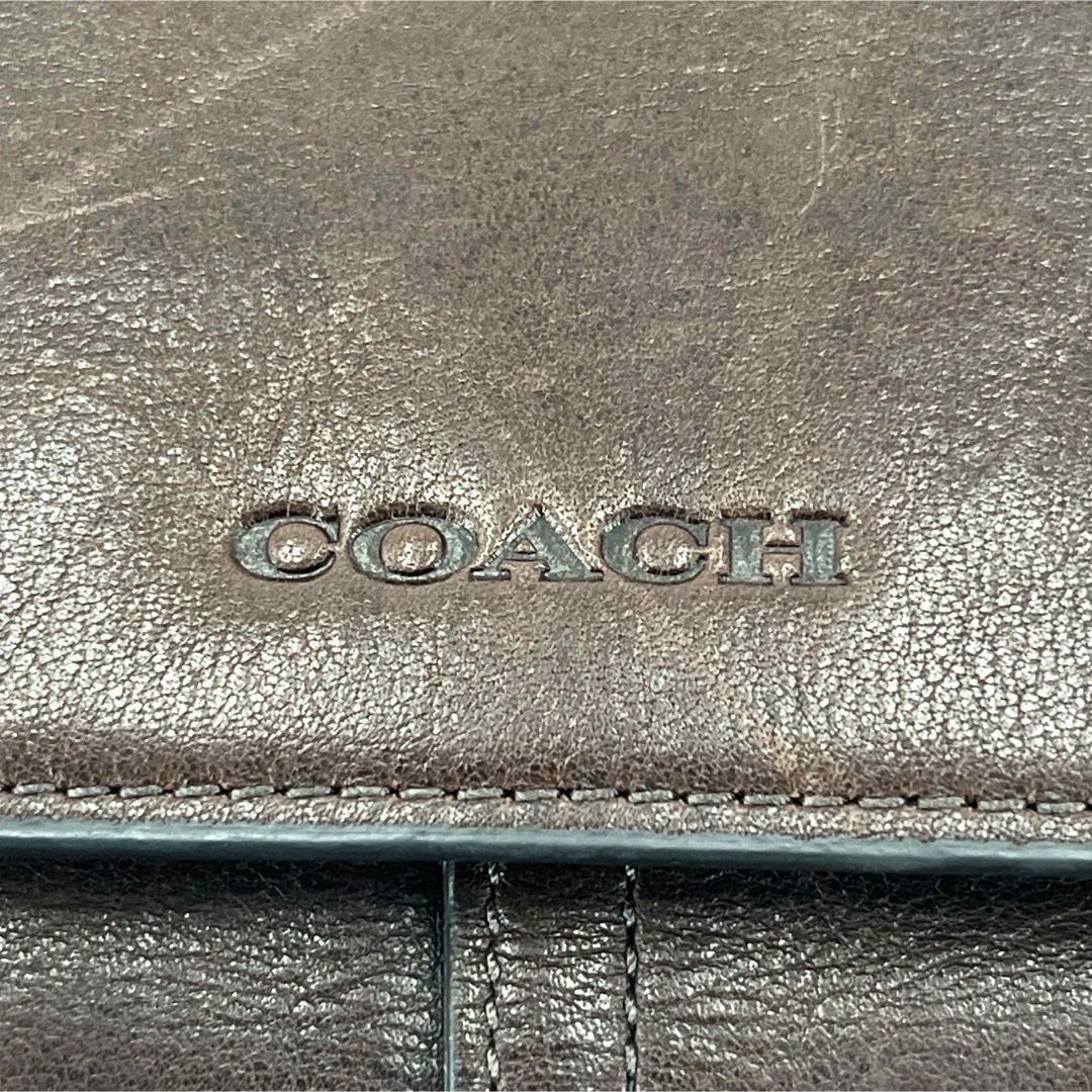 COACH(コーチ)のコーチ　メッセンジャーバッグ　斜めがけ　クーリエ　ブラウン　ブリーカー　レザー メンズのバッグ(メッセンジャーバッグ)の商品写真