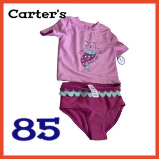 カーターズ(carter's)の【新品未使用】女の子2歳水着/ネコ/マーメイド/セパレート/海/プール(水着)