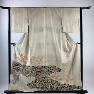 色留袖 身丈154cm 裄丈64cm 正絹 美品 秀品 【中古】(着物)