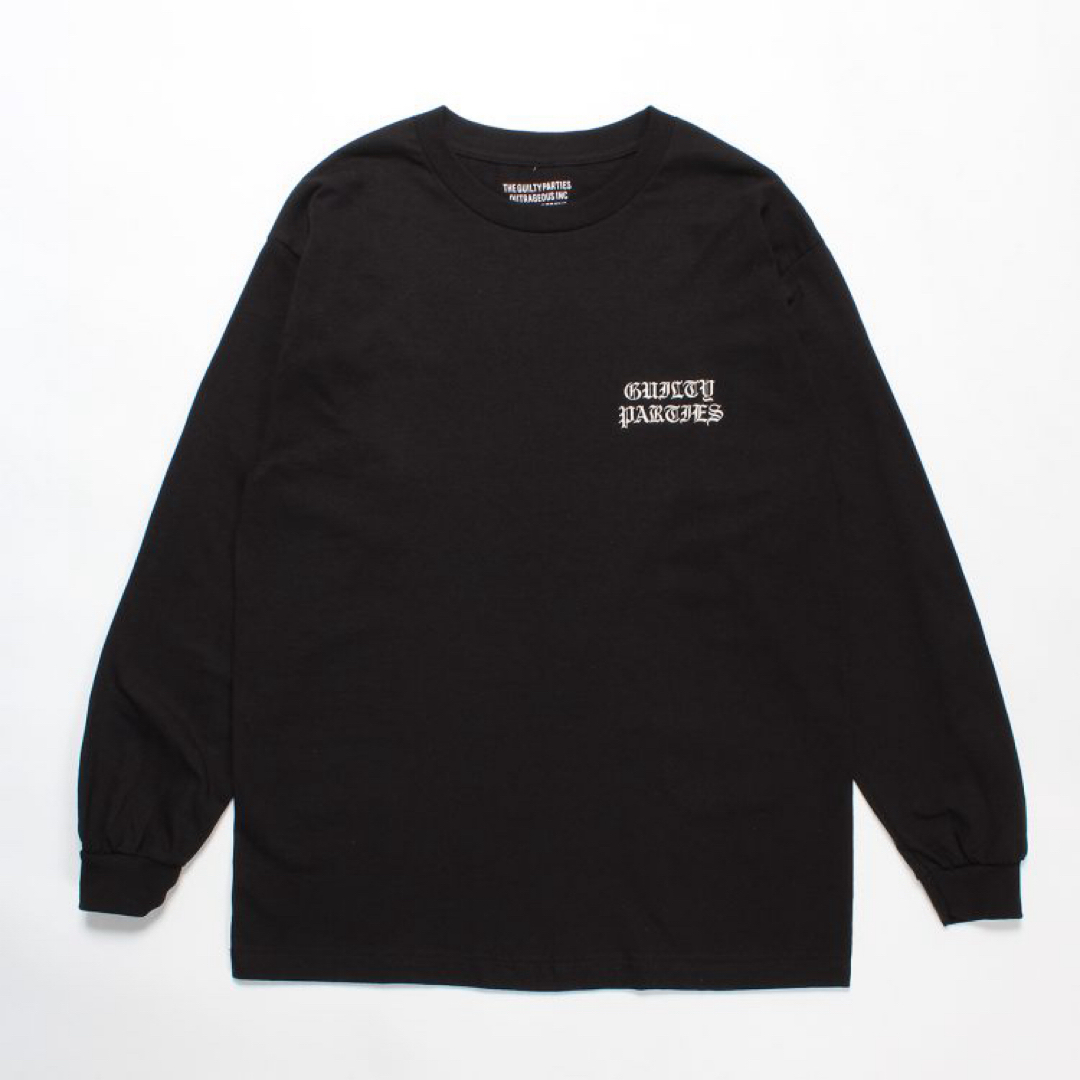 WACKO MARIA(ワコマリア)のWACKOMARIA LONG SLEEVE T-SHIRT ロンT 黒 メンズのトップス(Tシャツ/カットソー(七分/長袖))の商品写真