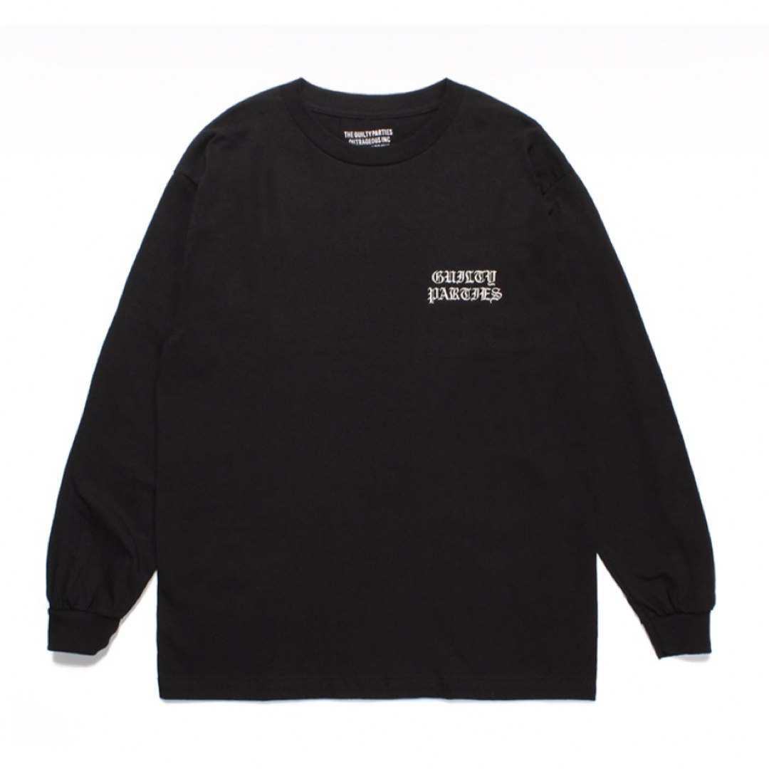 WACKO MARIA(ワコマリア)のWACKOMARIA LONG SLEEVE T-SHIRT ロンT 黒 メンズのトップス(Tシャツ/カットソー(七分/長袖))の商品写真