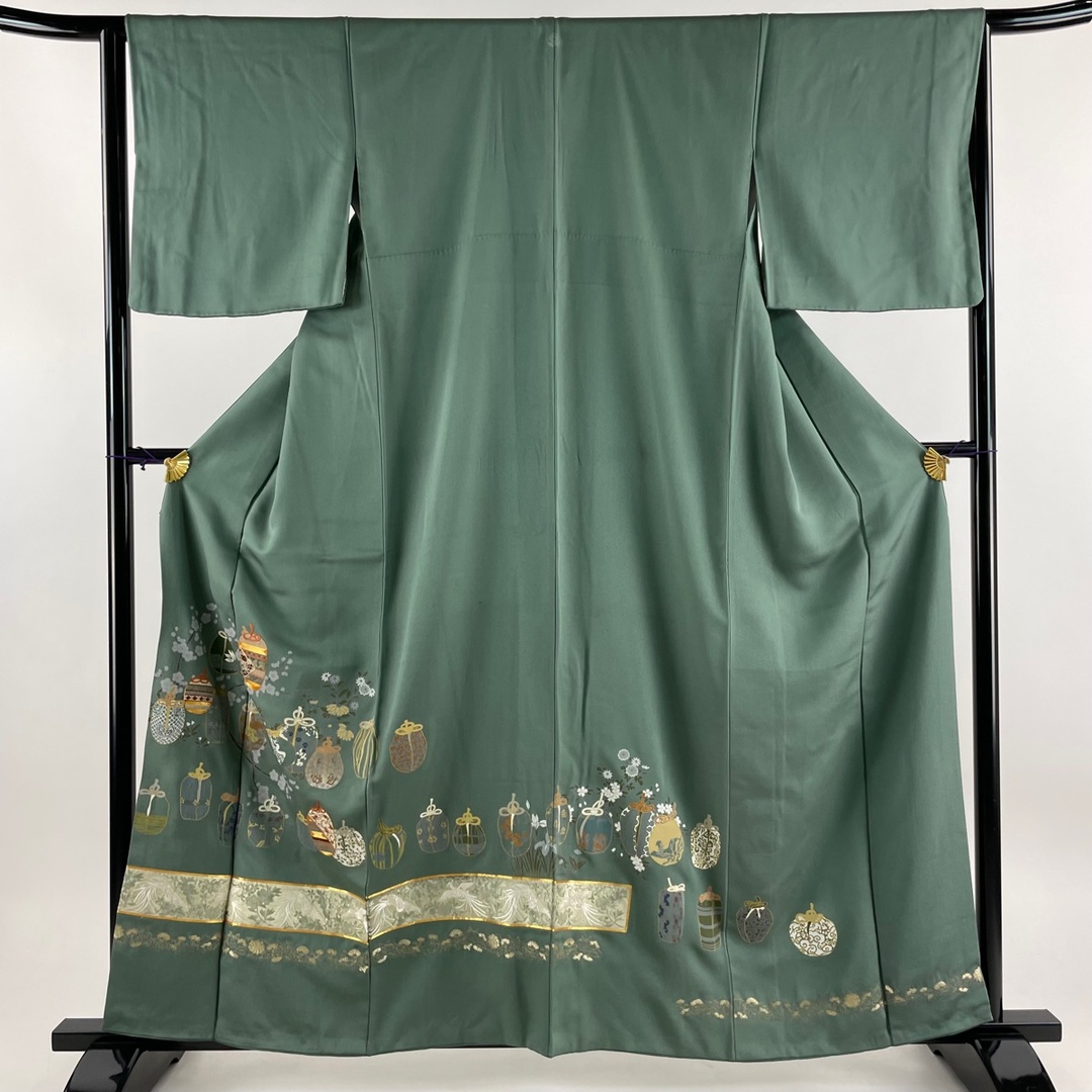 色留袖 身丈159.5cm 裄丈65cm 正絹 秀品 【中古】 レディースの水着/浴衣(着物)の商品写真