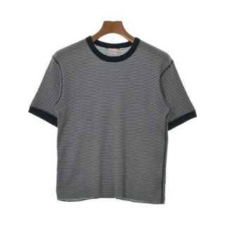 ヘルスニット(Healthknit)のHealthknit ヘルスニット Tシャツ・カットソー S 白x紺(ボーダー) 【古着】【中古】(カットソー(半袖/袖なし))