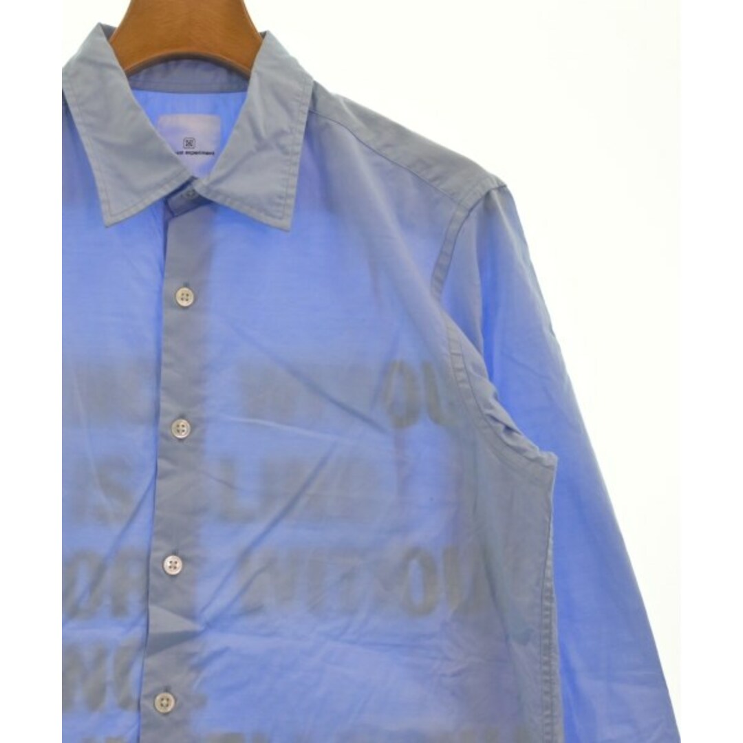 uniform experiment(ユニフォームエクスペリメント)のuniform experiment カジュアルシャツ 1(S位) 青 【古着】【中古】 メンズのトップス(シャツ)の商品写真