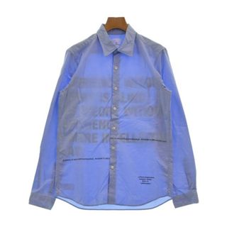 ユニフォームエクスペリメント(uniform experiment)のuniform experiment カジュアルシャツ 1(S位) 青 【古着】【中古】(シャツ)