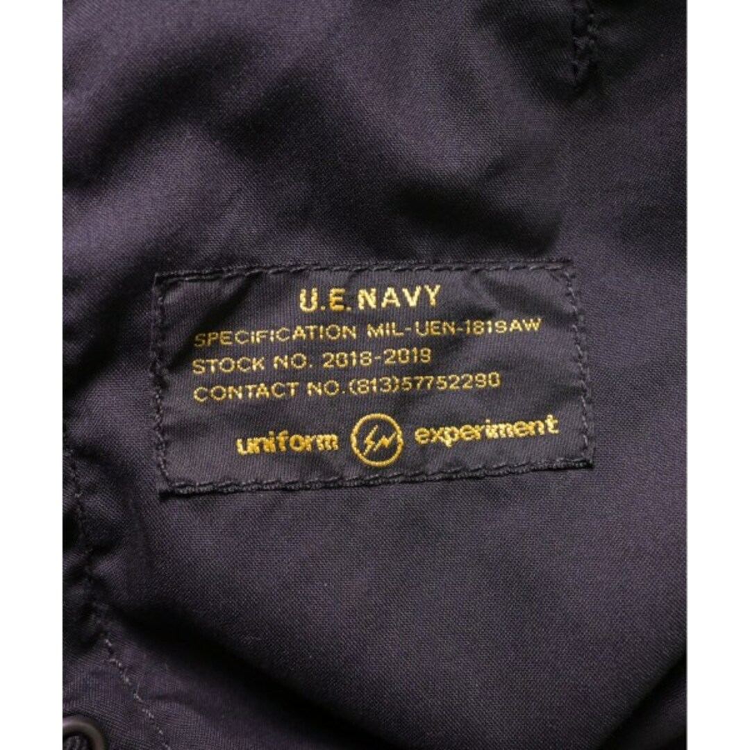 uniform experiment(ユニフォームエクスペリメント)のuniform experiment モッズコート 1(S位) 黒 【古着】【中古】 メンズのジャケット/アウター(モッズコート)の商品写真