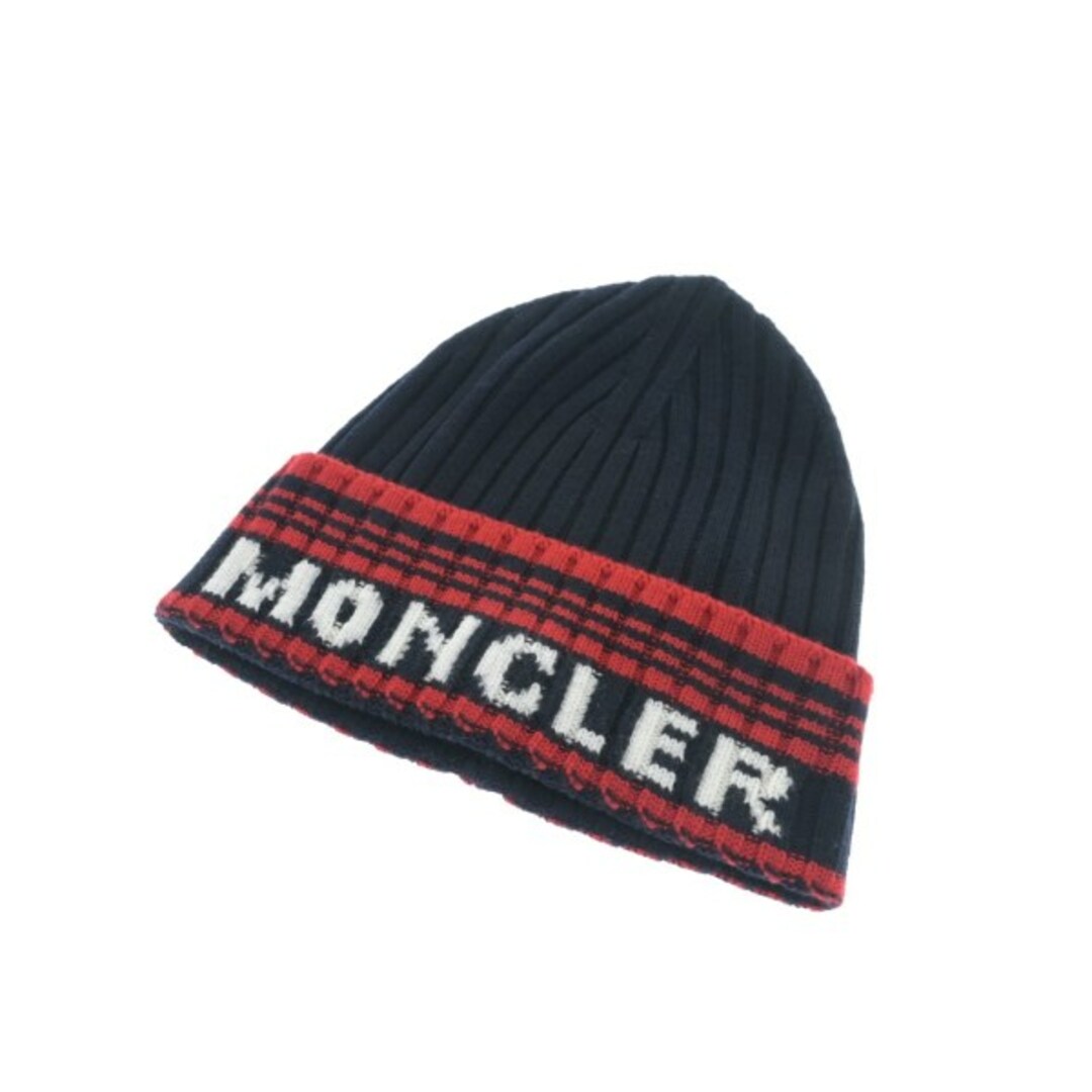 MONCLER(モンクレール)のMONCLER モンクレール ニットキャップ・ビーニー UNI 紺x赤x白 【古着】【中古】 メンズの帽子(ニット帽/ビーニー)の商品写真