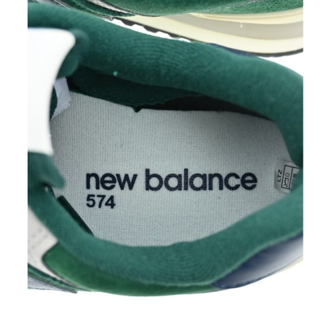 New Balance(ニューバランス)のNew Balance ニューバランス スニーカー 26cm 緑x紺 【古着】【中古】 メンズの靴/シューズ(スニーカー)の商品写真