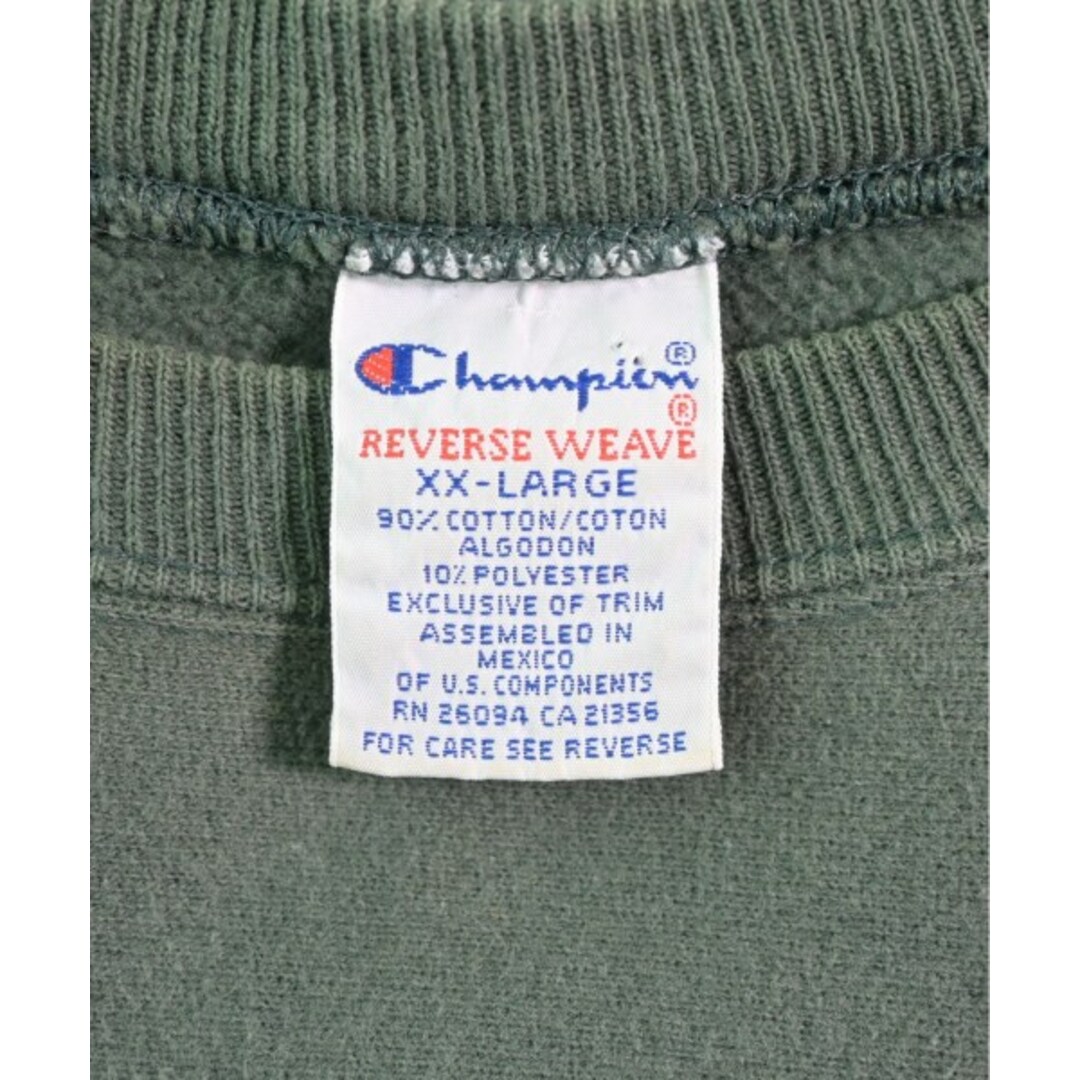 Champion(チャンピオン)のCHAMPION チャンピオン スウェット XXL 緑 【古着】【中古】 メンズのトップス(スウェット)の商品写真