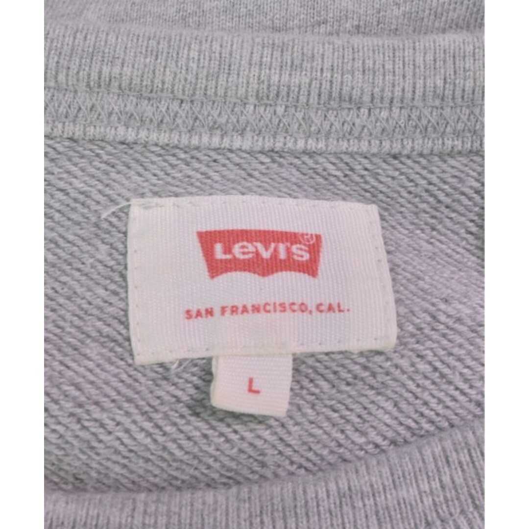 Levi's(リーバイス)のLevi's リーバイス スウェット L グレーx赤x紺等 【古着】【中古】 メンズのトップス(スウェット)の商品写真