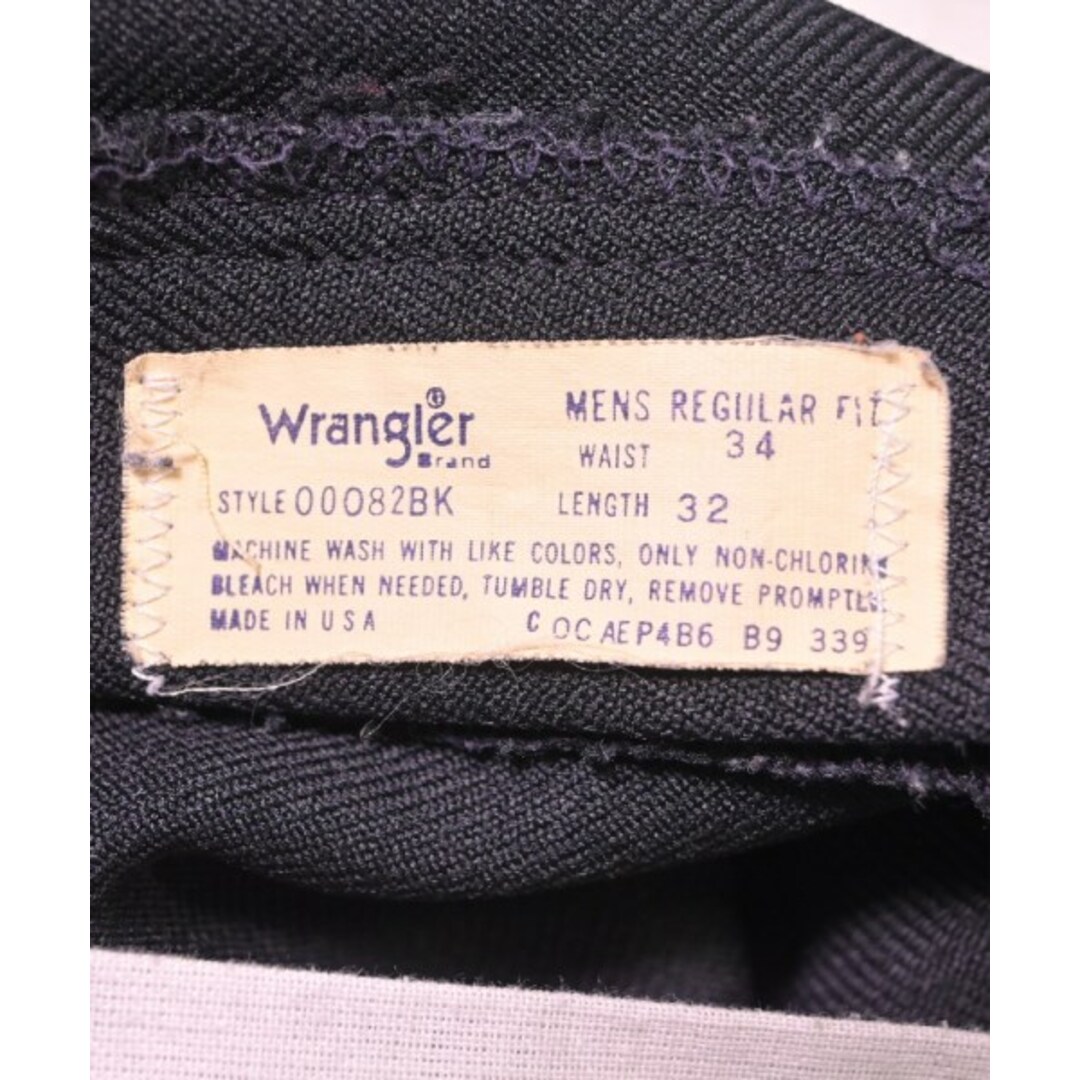 Wrangler(ラングラー)のWrangler ラングラー デニムパンツ 34(XL位) 黒 【古着】【中古】 メンズのパンツ(デニム/ジーンズ)の商品写真
