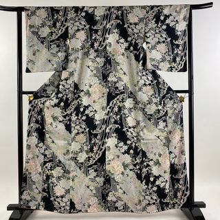 小紋 身丈161.5cm 裄丈64.5cm 正絹 美品 優品 【中古】(着物)