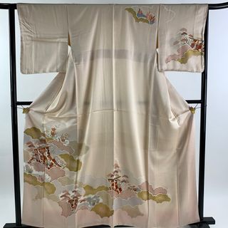 訪問着 身丈159.5cm 裄丈64.5cm 正絹 優品 【中古】(着物)