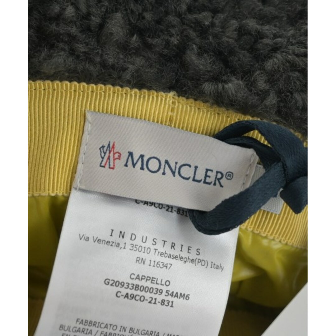 MONCLER(モンクレール)のMONCLER モンクレール ハット S グレー 【古着】【中古】 レディースの帽子(ハット)の商品写真