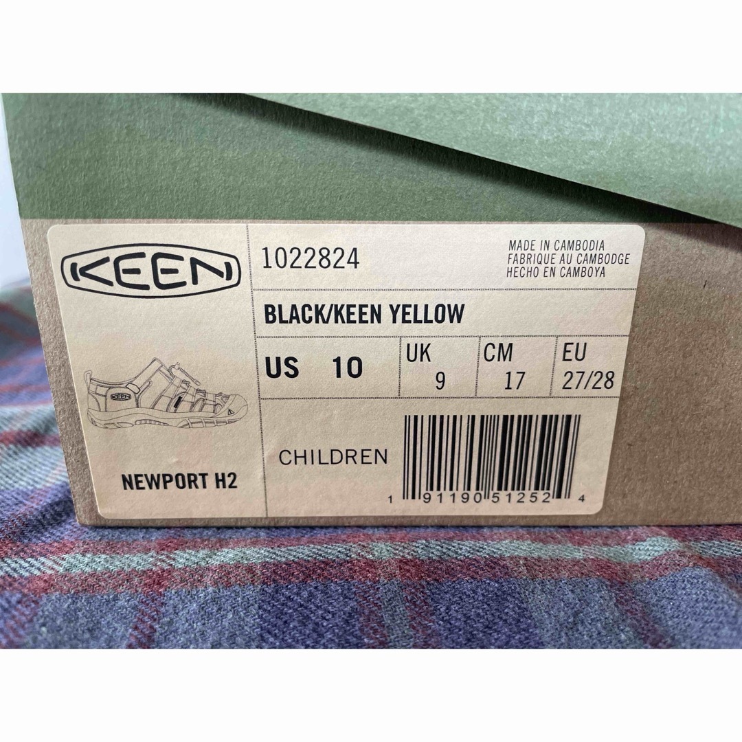KEEN(キーン)の着用回数少！KEEN サンダル　17㎝ キッズ/ベビー/マタニティのキッズ靴/シューズ(15cm~)(サンダル)の商品写真