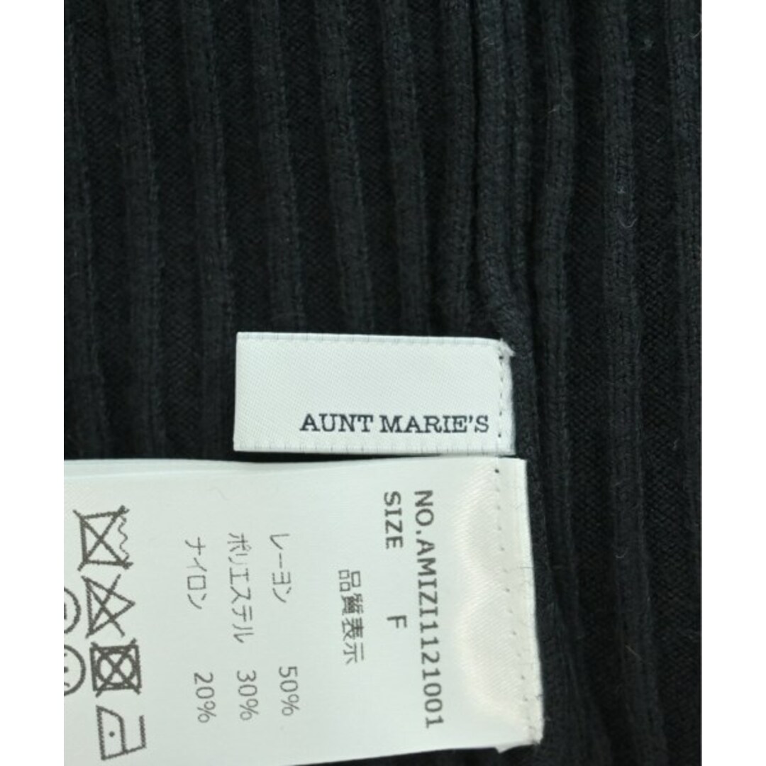 Aunt Marie's(アントマリーズ)のAUNT MARIE'S アントマリーズ ニット・セーター F 黒 【古着】【中古】 レディースのトップス(ニット/セーター)の商品写真