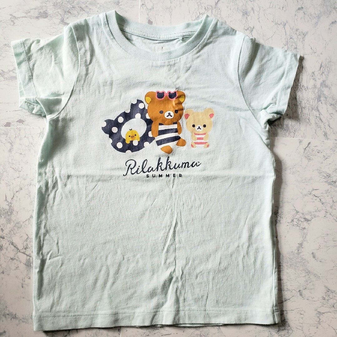 UNIQLO(ユニクロ)のユニクロ リラックマ Tシャツ キッズ/ベビー/マタニティのキッズ服女の子用(90cm~)(Tシャツ/カットソー)の商品写真