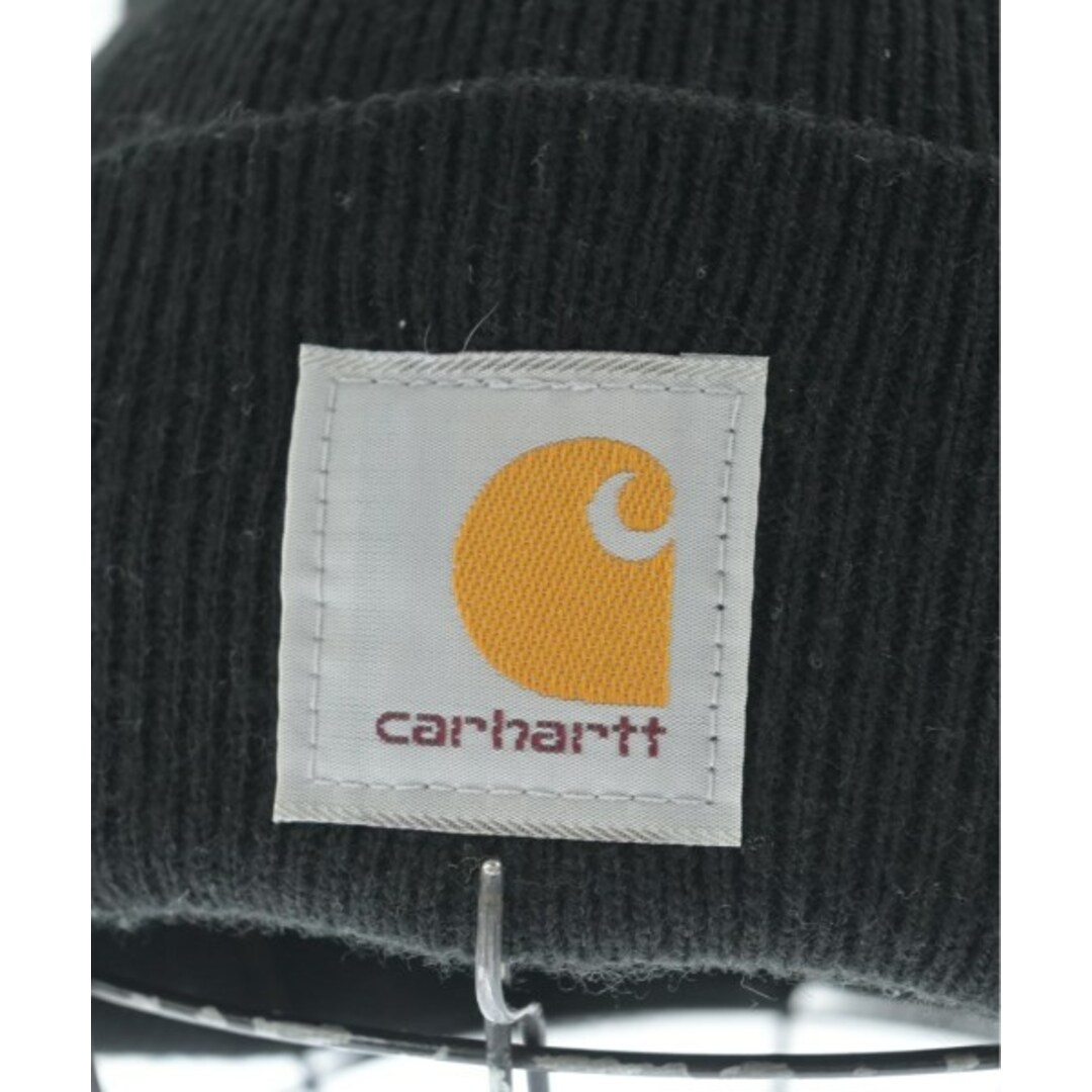 carhartt(カーハート)のCarhartt カーハート ニットキャップ・ビーニー ONE 黒 【古着】【中古】 メンズの帽子(ニット帽/ビーニー)の商品写真