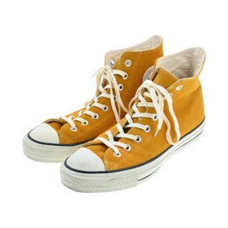 コンバース(CONVERSE)のCONVERSE コンバース スニーカー UK8(26.5cm位) 黄x白 【古着】【中古】(スニーカー)