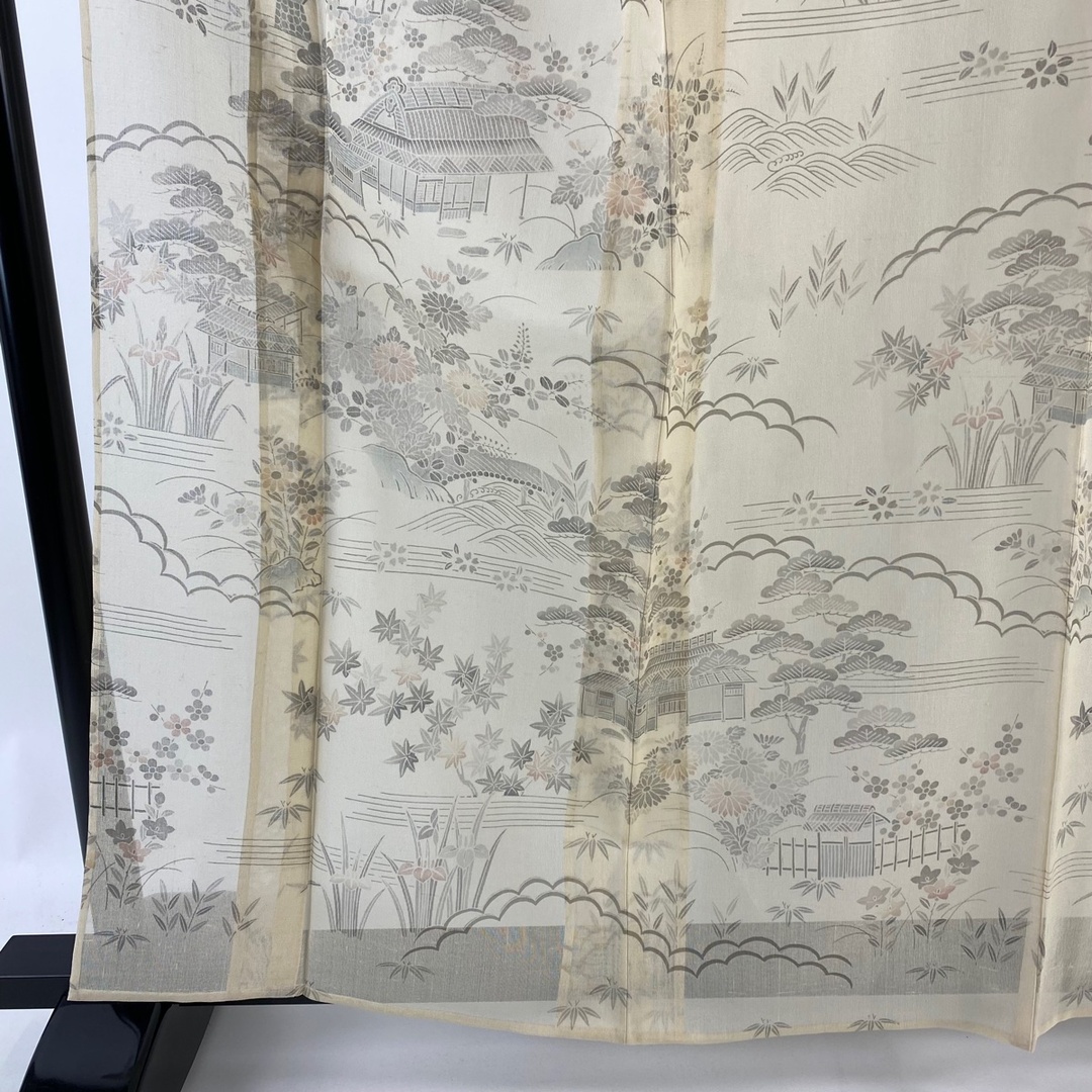 訪問着 身丈160cm 裄丈66.5cm 正絹 美品 逸品 【中古】 レディースの水着/浴衣(着物)の商品写真