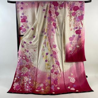 振袖 身丈189.5cm 裄丈70.5cm 正絹 美品 逸品 【中古】(着物)