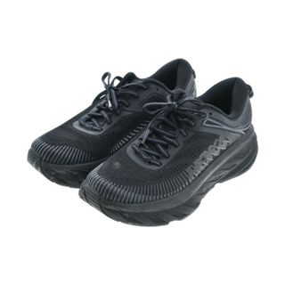 HOKA ONE ONE - HOKA ONE ONE ホカオネオネ スニーカー 24.5cm 黒 【古着】【中古】