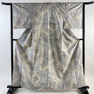 大島紬 身丈162.5cm 裄丈64cm 正絹 美品 逸品 【中古】(着物)