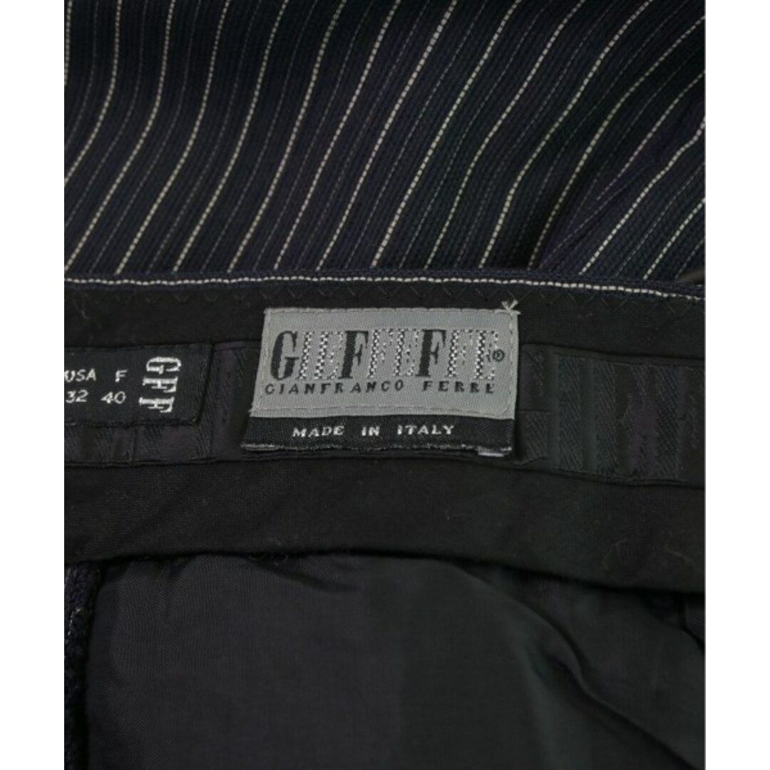 Gianfranco FERRE(ジャンフランコフェレ)のGIANFRANCO FERRE スラックス 48(L位) 紺系(ストライプ) 【古着】【中古】 メンズのパンツ(スラックス)の商品写真