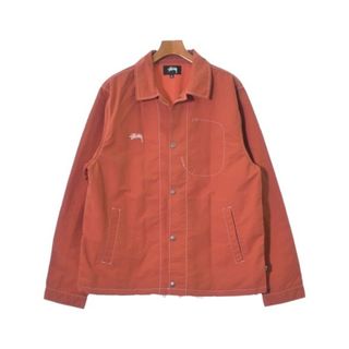 ステューシー(STUSSY)のSTUSSY ステューシー ブルゾン L オレンジ 【古着】【中古】(その他)