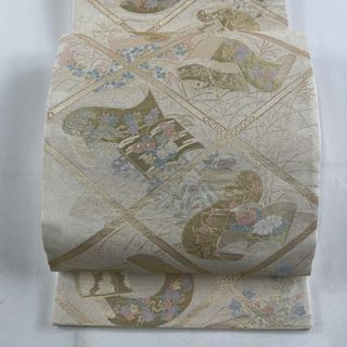 袋帯 美品 秀品 六通 正絹 【中古】(帯)