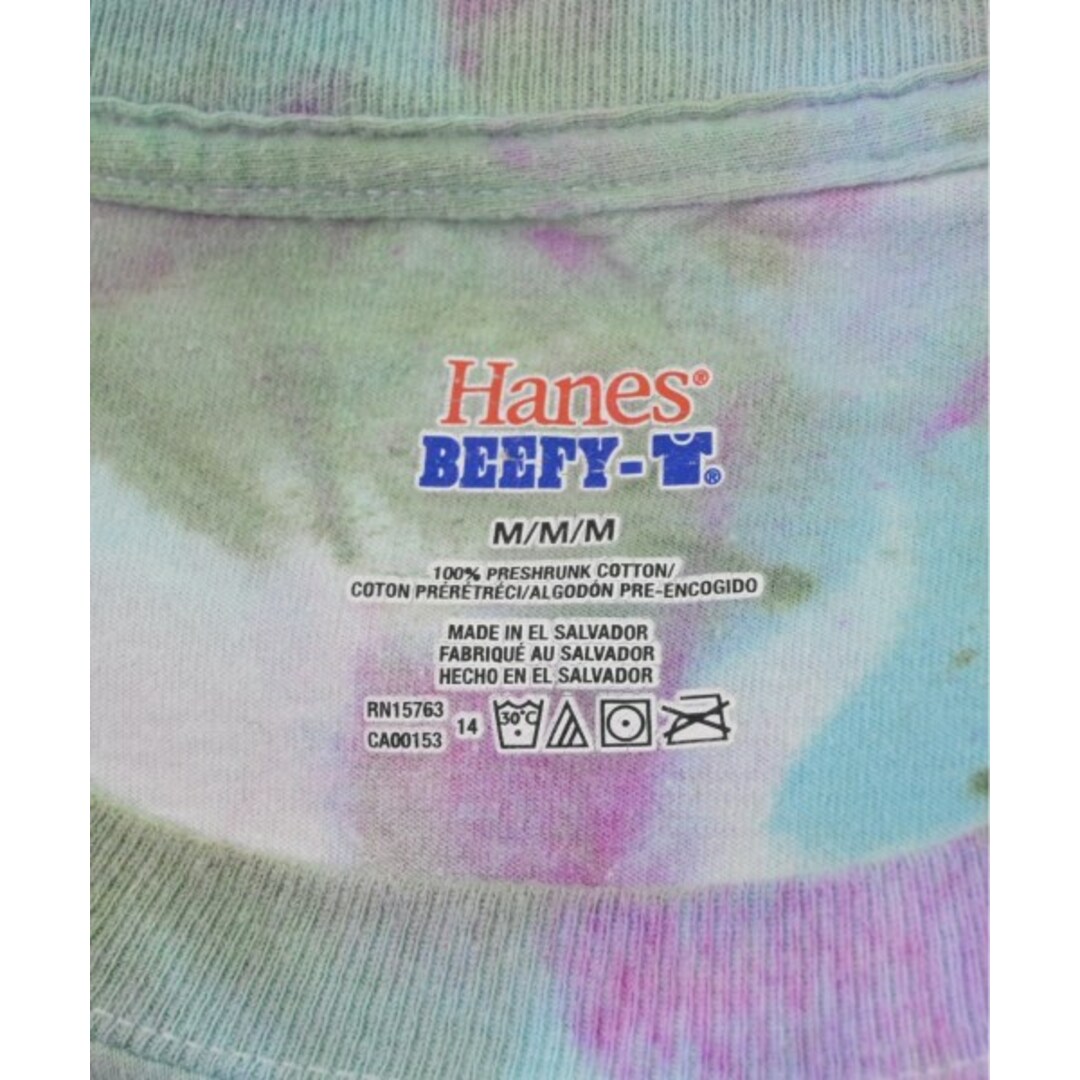 Hanes(ヘインズ)のHanes ヘインズ Tシャツ・カットソー M 水色x緑xピンク等(タイダイ) 【古着】【中古】 メンズのトップス(Tシャツ/カットソー(半袖/袖なし))の商品写真