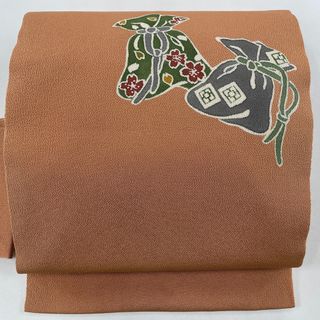 名古屋帯 美品 秀品 正絹 【中古】(帯)