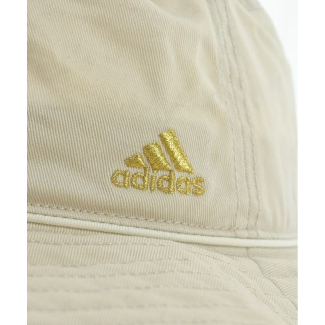 adidas(アディダス)のadidas アディダス ハット 56 ベージュ 【古着】【中古】 レディースの帽子(ハット)の商品写真