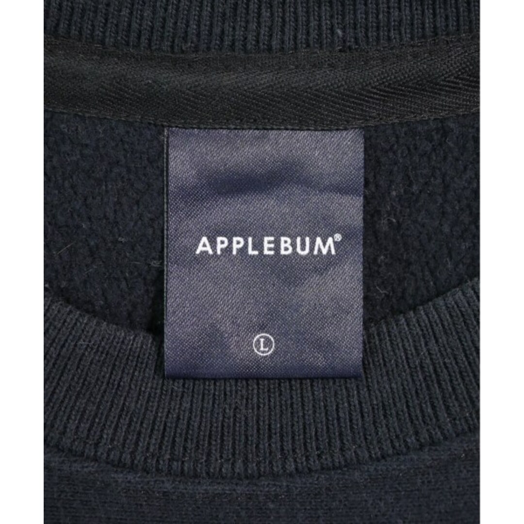 APPLEBUM(アップルバム)のAPPLEBUM アップルバム スウェット L 黒 【古着】【中古】 メンズのトップス(スウェット)の商品写真