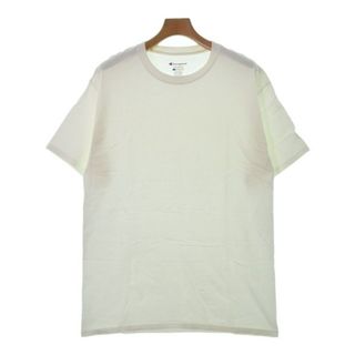 チャンピオン(Champion)のCHAMPION チャンピオン Tシャツ・カットソー L 白 【古着】【中古】(Tシャツ/カットソー(半袖/袖なし))