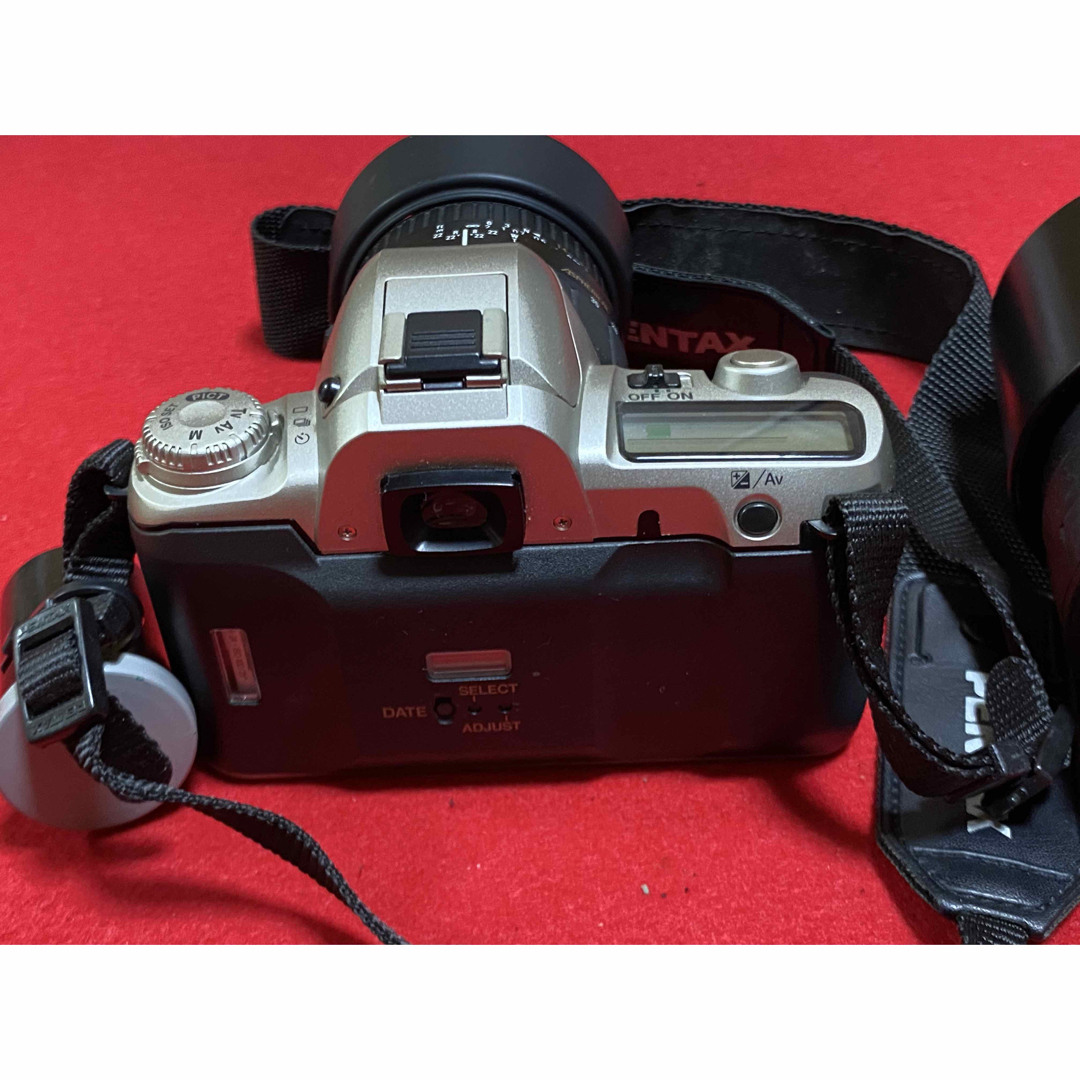 PENTAX MZー50 一眼レフフィルムカメラ予備レンズと三脚555ー01ー3 スマホ/家電/カメラのカメラ(フィルムカメラ)の商品写真