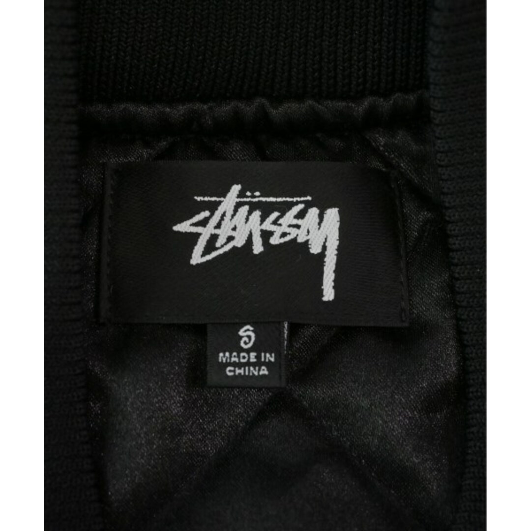 STUSSY(ステューシー)のSTUSSY ステューシー スタジャン S 黒 【古着】【中古】 メンズのジャケット/アウター(スタジャン)の商品写真