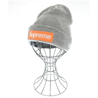 シュプリーム(Supreme)のSupreme シュプリーム ニットキャップ・ビーニー - グレー 【古着】【中古】(ニット帽/ビーニー)